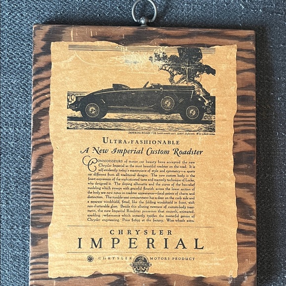 Vintage Car Wall Plaques - Picture 2 of 5